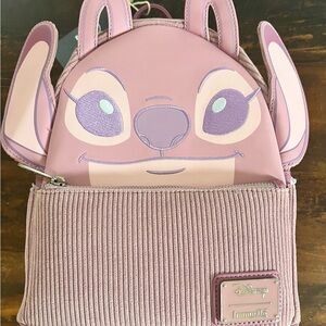 Loungefly Angel Pink Stitch Backpack